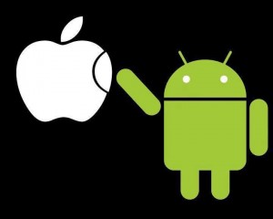 apple logo vs android logo